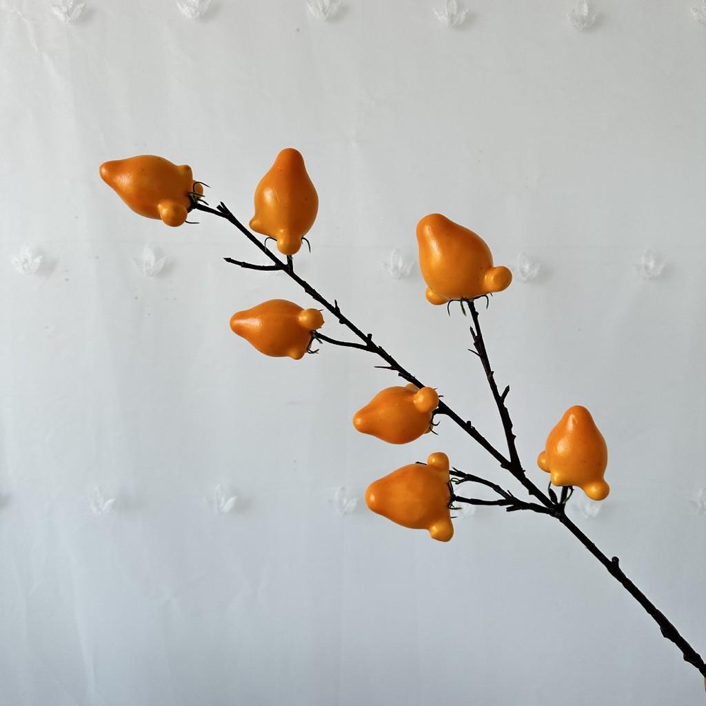 Realistic Orange And Lemon Faux Fruits For Photography And Home Styling Gold