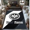 Tappeto in Velluto di Cristallo Stampato Eintracht Frankfurt Tappeto Antiscivolo in Velluto di Cristallo per Divano Camera da Letto Decorazione per la Casa Interna