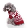 Dog Clothes Autumn Winter Knitted Sweater High Collar Warm Pet Apparel Puppy Sweater Christmas Dog Sweater