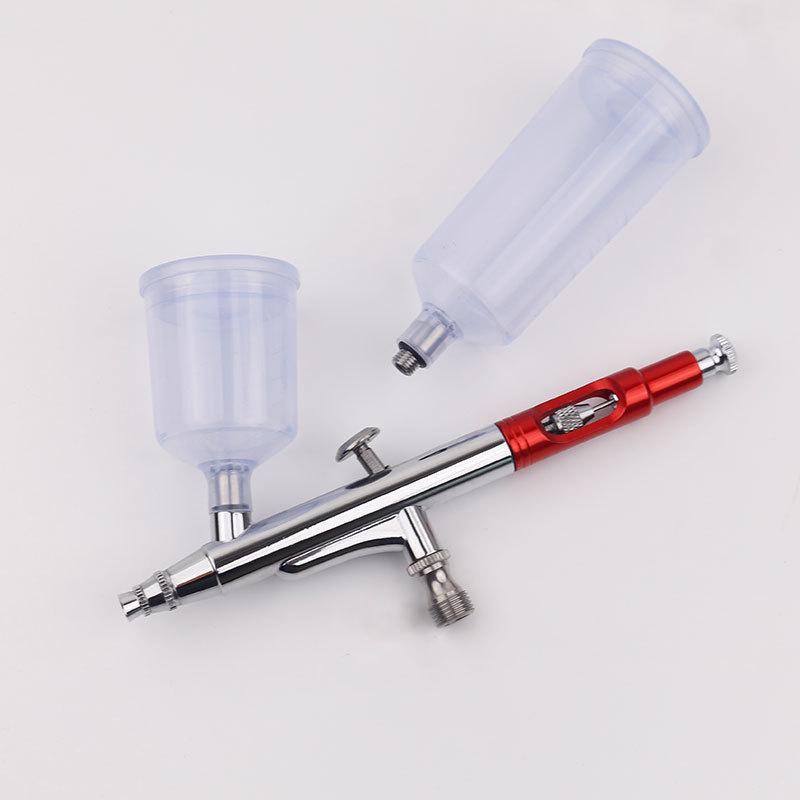 130/131 Double Action Airbrush for Cakes, Furniture, Leather & Model Painting Stencil Tool