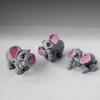 Cute Grey Elephant 3D Printed Toys Joints Movable Simulation Zoo Elephant Toy Model Home Decoration Children's Souvenir Gift
