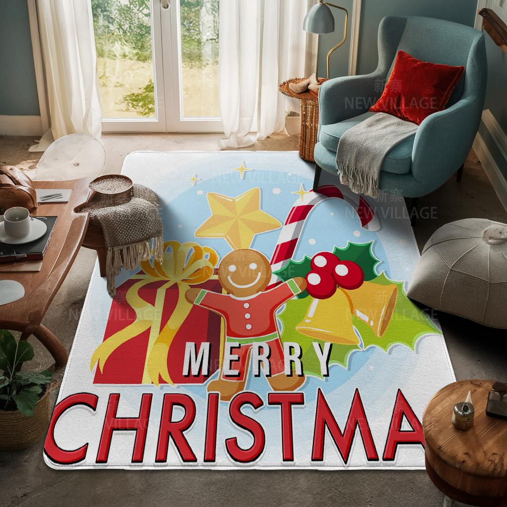 Koberec ke vchodu do domu Rohožka ke dveřím do domu Obývací pokoj Vana Koupelna Protiskluzové koberce s absorpcí vody vana Veselé Vánoce zima