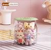 Transparent Sitting Storage Stool, Children's Plush Doll Storage Bucket, Toy Miscellaneous Items, Convenient Storage Box