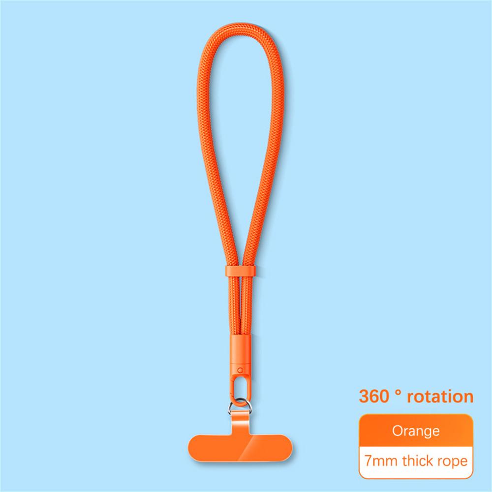 Anti-drop Mobile Phone Lanyard Universal Adjustable Short Wrist Straps with Self-locking Design Durable Polyester Phone Strap