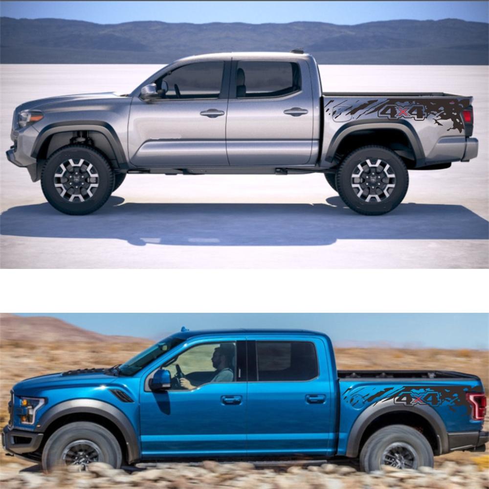 Samolepka na auto Nálepka na bok korby pro Mitsubishi L200 Triton Nissan Navara Ford F150 Univerzální