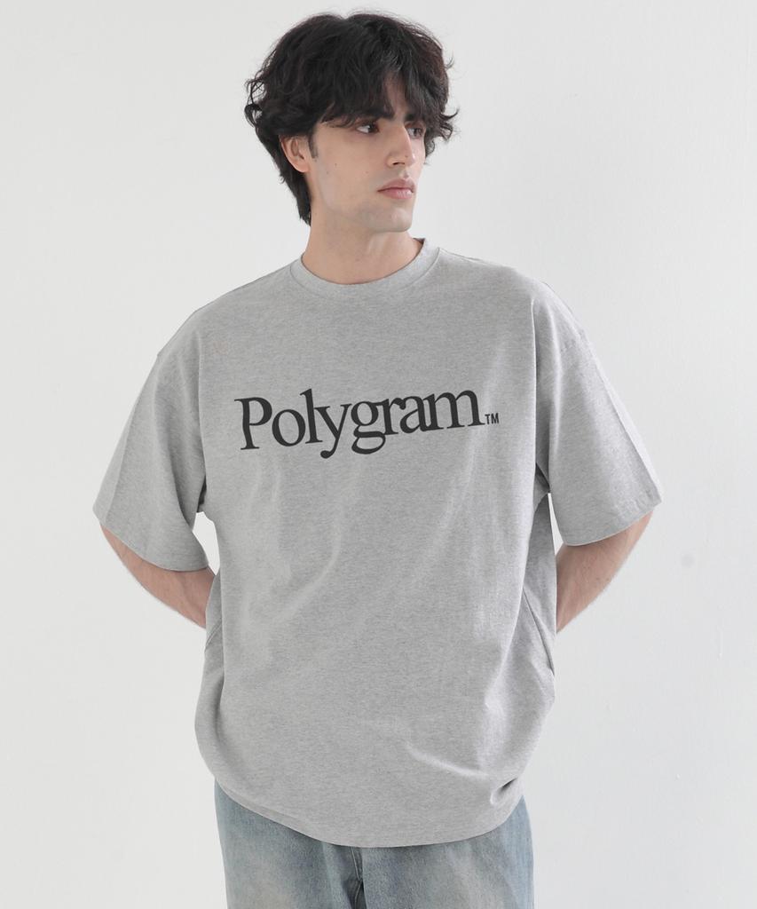 POLYGRAM Lettering Pgm 16-Count Cotton Oversized Short Sleeve T-Shirt [3 Colors]