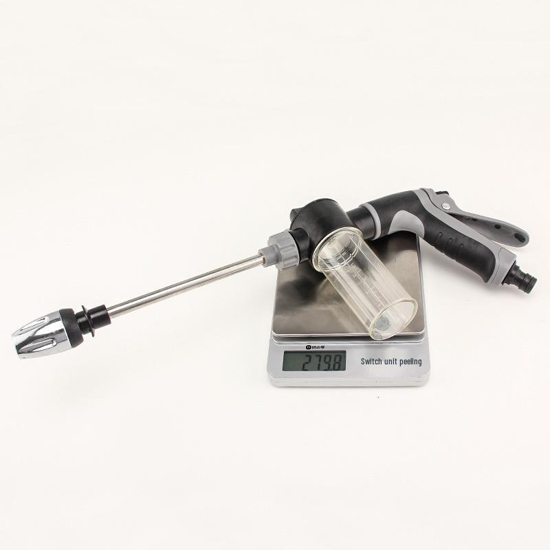 T8 Rubber-Coated High-Pressure Spray Gun for Gardening, Landscaping, and Car Wash