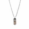 Skateboard Men Jewelry Hip hop Punk Couple Necklace Cross Pendant Stainless Steel Necklace Letter