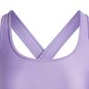 Under Armour Crossback Medium Intensity Training Breathable Comfortable Sports Bra Women Underwear Light-Purple 1361034-538