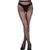 Dame Sexy Temptation Skrittløs Nettstrømpe Sort Tights Netting Åpent Skritt Nettstrømper Stretch Tights