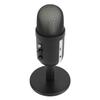 Condenser Microphone Gain Control Quick Mute USB PC Mic with Ambiance Light Base Stand for Gaming