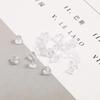 200 Clear Plastic Ear Plugs and Jewelry Accessories: DIY Earring Clasps and Leather Stoppers Collection