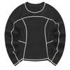 Spring Autumn New Round Neck Long Sleeve Fashion Women High Street Casual Contrast Color Pullovers Quick Drying Tops