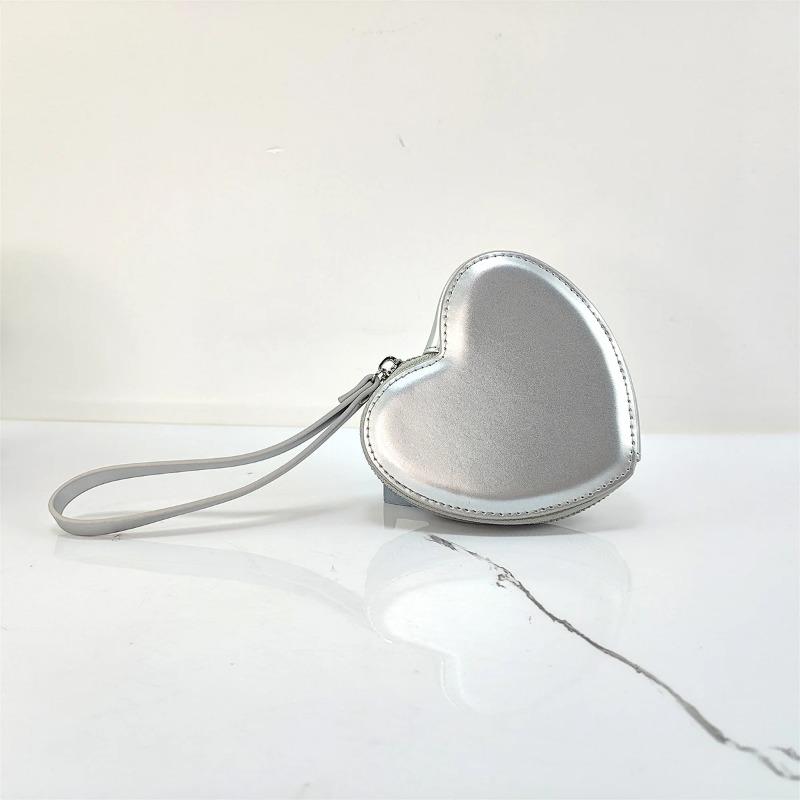 

Бизнес-кошелек, дизайнерские оригинальные брендовые женские кошельки для женщин, распродажа, кошельки для девочек, Kawaii, сумка в форме сердца из искусственной кожи серебряный