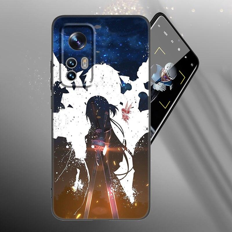 

Чехол для телефона с изображением Кирито и Асуна для Xiaomi Mi 10T 11i 11T Note 10 11 Lite NE F1 POCO F3 M3 X3 GT NFC M4 X4 Pro 5G, черный чехол Xiaomi POCO M4Pro 4G1