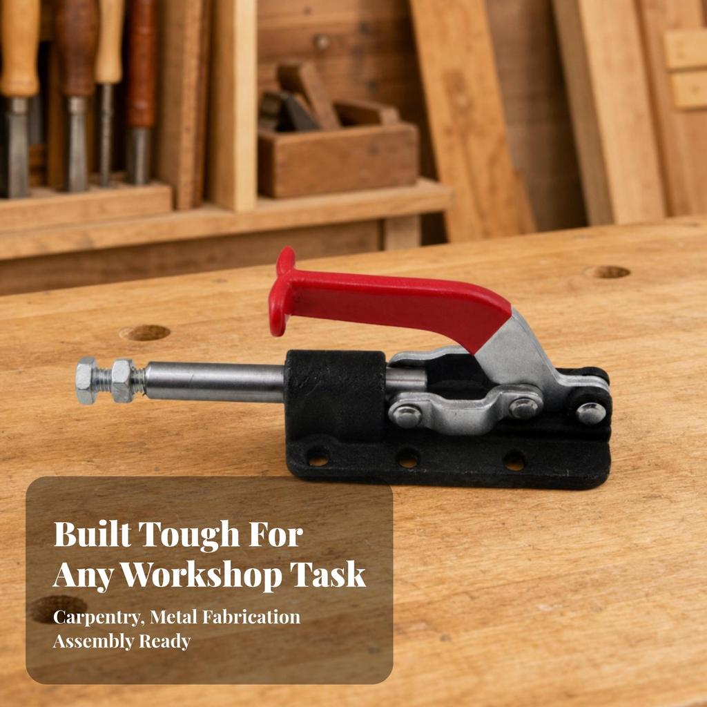 Push Pull Toggle Clamp Adjustable Lever Stable for Jigs, Makers