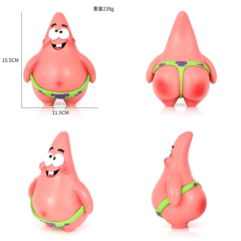 Adorable Spongebob Anime Figure Featuring Cute Patrick Star Collectible Model