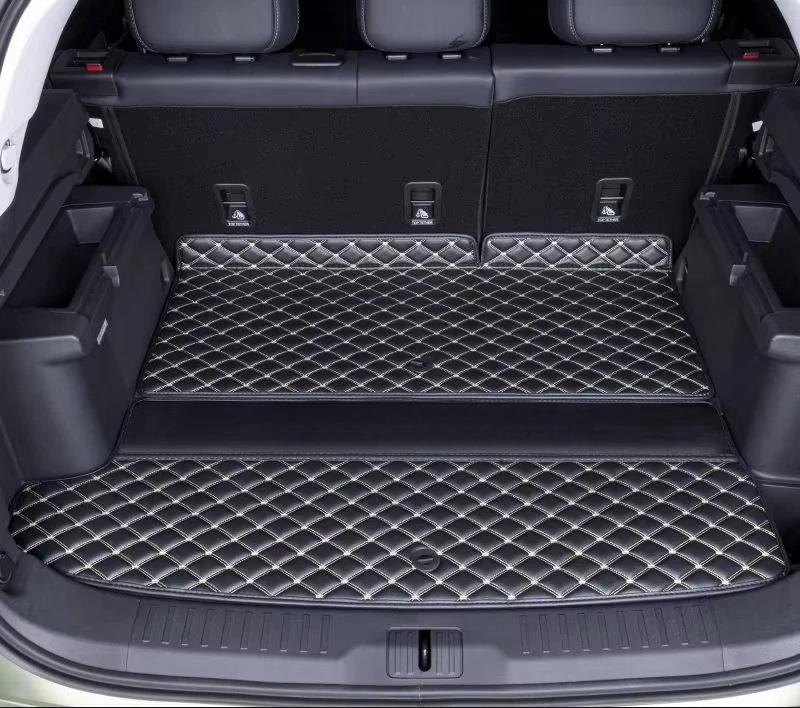 For Chery jaecoo j7 2024 Custom Car Trunk Mat TanSuo 06 2025 Leather Waterproof Cargo Liner Car Mat Interior Accessories