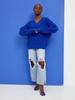 049 Women's V-Neck Loose Sweater: New Autumn/Winter, European American Style