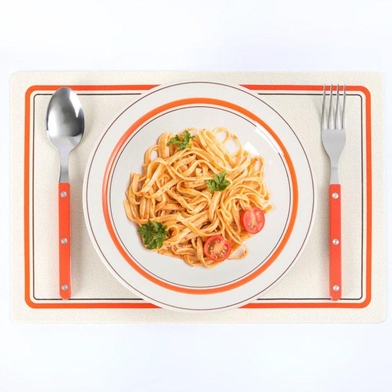 Katewaltz Tiny Blanc Rev Cutlery 3-Piece Dinner Knife, Spoon, Fork