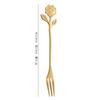 Lovely Stainless Steel Spoon Smiley Sunflower Handle Coffee Spoon Fork Dessert Ice Cream Spoon Tea Spoon Kitchen Accessories4