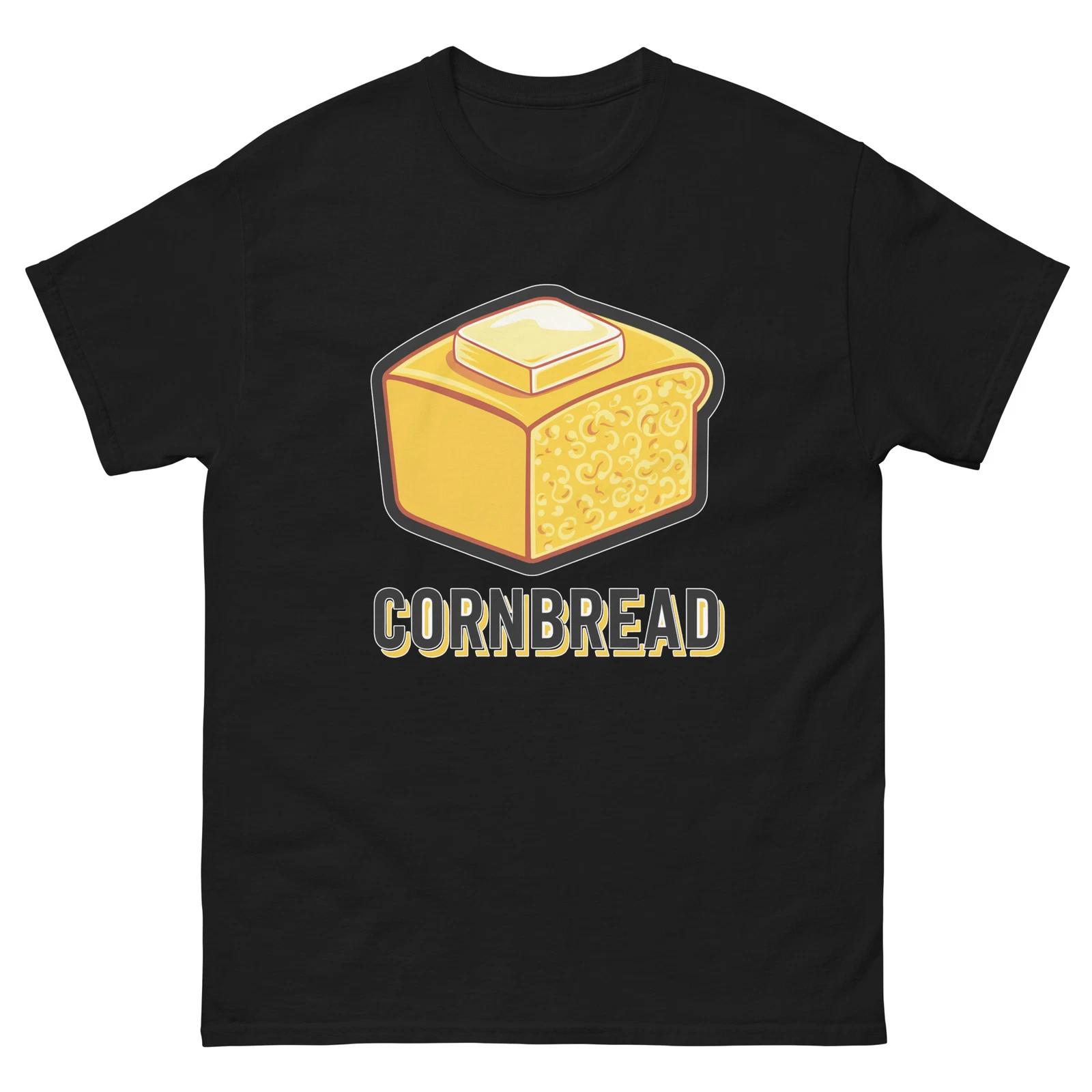 Cornbread Lover Food Image Cartoon Funny T-Shirt Shirt S