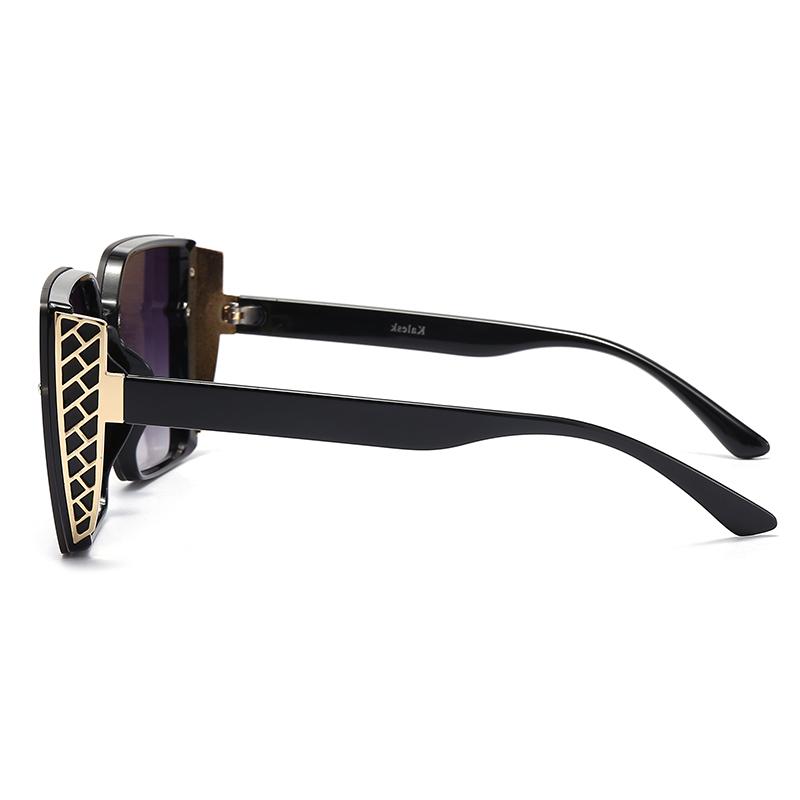 Ultra-light Large Frame Sunglasses For Women With High-end Ultraviolet Rays And Large Face Slimming Trendy Sunglasses 1033