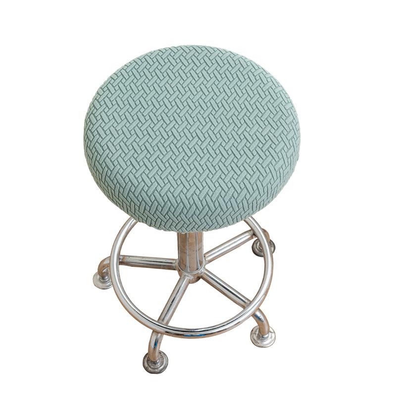 Anti-slip Round Stool Cover Chair Bench Protective Cover Bar Beauty Salon Swivel Chair Round Cloth Seat Cover