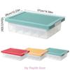 Kids Toy Storage Organizers Box Clear Box with Building Plate for Home Use