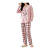 [PHOLEY] Women's Pajama Set, 100% Cotton, Long Sleeves, Long Pants, Floral Print, Loungewear, Cute Spring Limited Edition