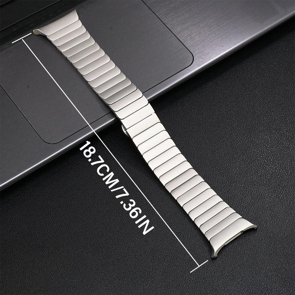 No Gaps Titanium Strap for Samsung Galaxy Ultra Watch 47mm Luxury Metal WatchBand for GALAXY watch 8/8 Classic Men Band Bracelet