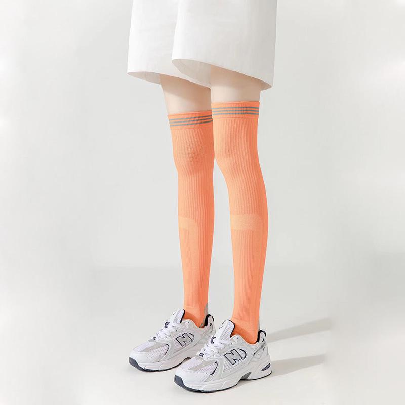 Women's Over-The-Knee Compression Socks for Running, Cycling, Marathon, Fitness, and Yoga - Slimming Leg Support.