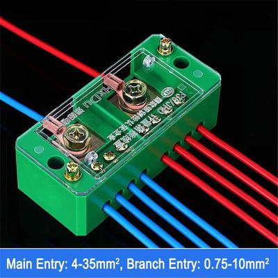 1Pc Electrical Wire Terminal Box Distribution Box Terminal Row Junction Box Wiring Connection