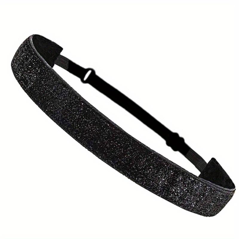 5pcs Women's Flash Fashion Headband, Elastic Headband Non slip Headband, Yoga Sports Headband