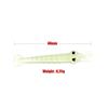 50/100/150pcs 40mm Luminous Soft Shrimp Bait Fishing Lures Artificialbait Luminous Shrimp