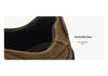 Men's Large Size Genuine Leather Outdoor Mountaineering Shoes - Breathable, Non-slip, Wear-resistant with Thick Sole.