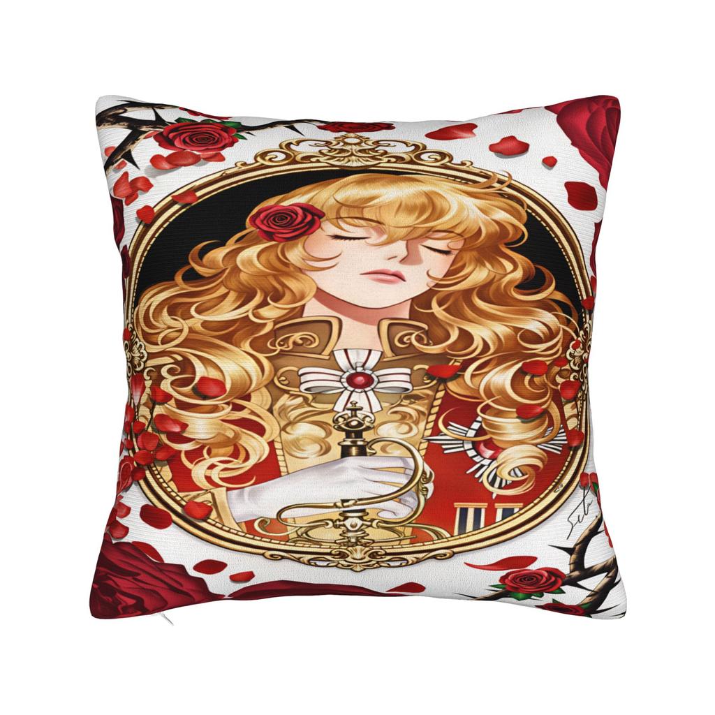 Rose of V-Versailles Lady  Pillow Case  Design Pillow Cover For Office Car Home Decor Kawaii Pillowcases