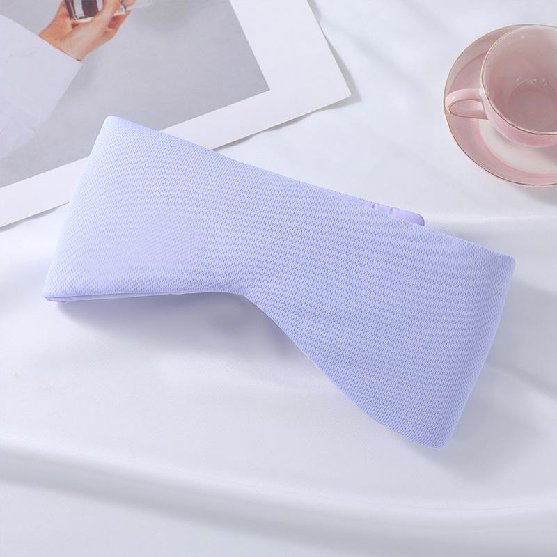 1Pcs Ice Silk Sleeping Mask Eyepatch Blocking Light Eyemask Eyeshade For Travel & Nap Soft Padded Sleep Mask