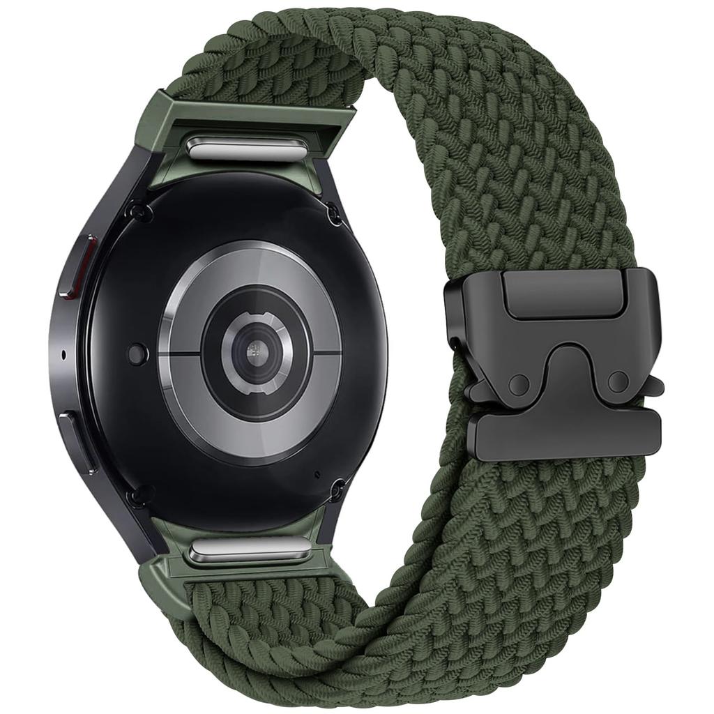 Straps For Galaxy Watch 4 classic/5 Pro/6 classic/7/FE 44mm 40mm 45 43 47 Parachute Braided Bracelet correa Galaxy watch 7 Band
