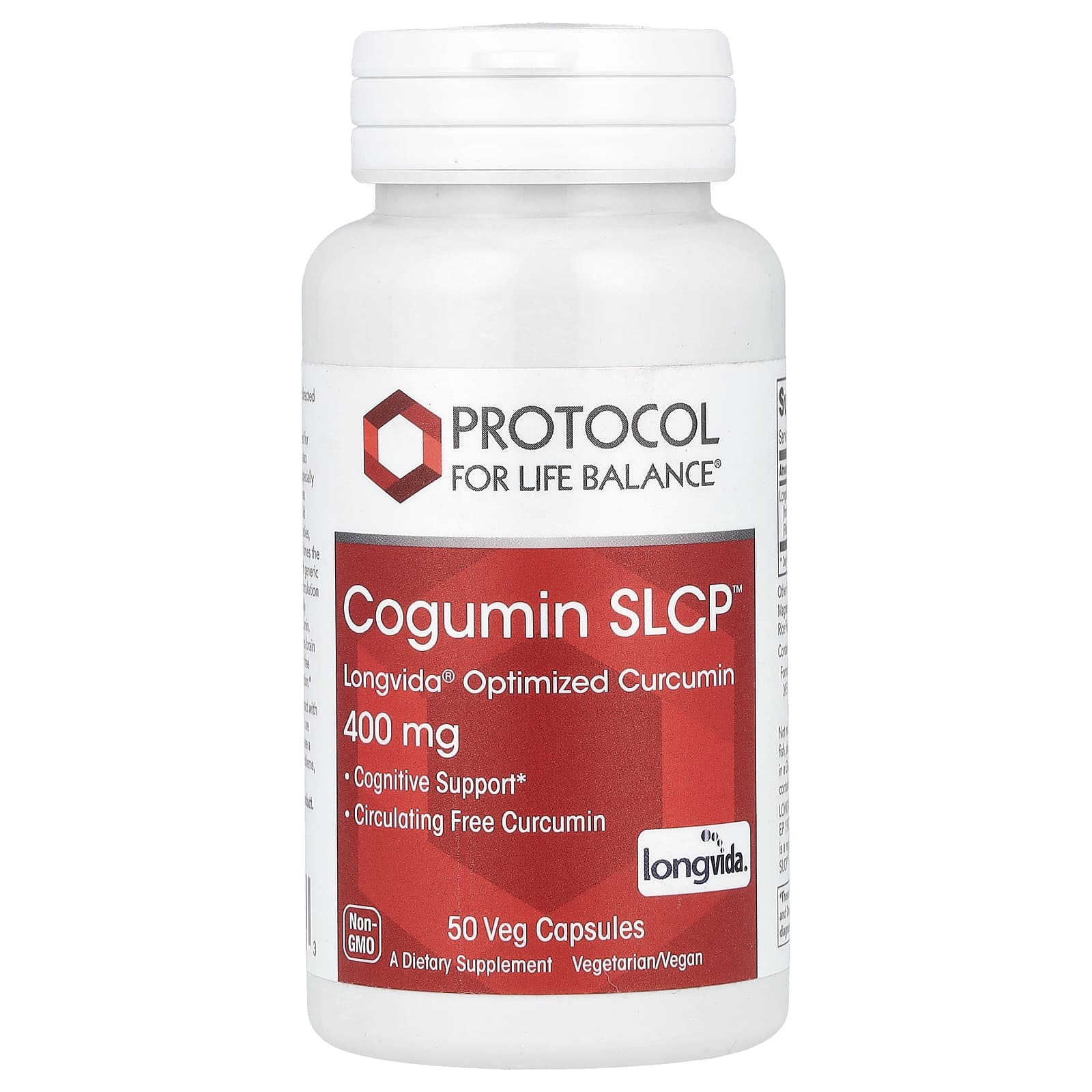 

Protocol for Life Balance, Cogumin SLCP™, 400 mg, 50 veggie capsules