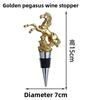 Deer Head Bottle Stopper Gold Seals Red Wine Sealer With Seal For Home Bar Decor