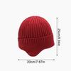Hot Sale Ear Protection Winter Hats Stylish Soft Beanie Hat For Men Women Classic Knit Earflap Hat Warm Cap With Ears