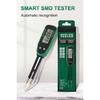Smart SMD Tester Multimeter Auto Range Capacitance Resistance Diode Capacitor Rotable Tweezer LCD Display Digital Battery Tester