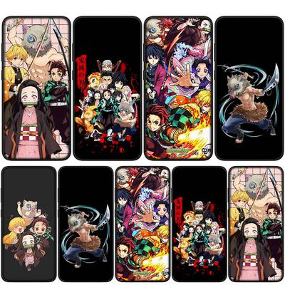 Cover for iPhone 17 16 15 Xiaomi Poco Redmi Note 14 13 12 11 Pro Max Samsung Galaxy S25 S24 OPPO Huawei Demon Slayer Anime Nezuko Tanjirou Phone Case