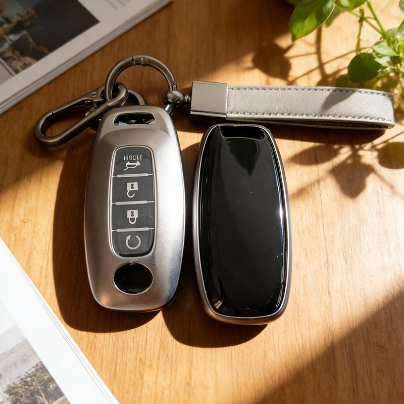 Smooth Tpu For Nissan Teana X-Trail T33 Altima Qashqai J12 Juke Kicks Ariya Remote Car Key Case Cover Keychain Accessories