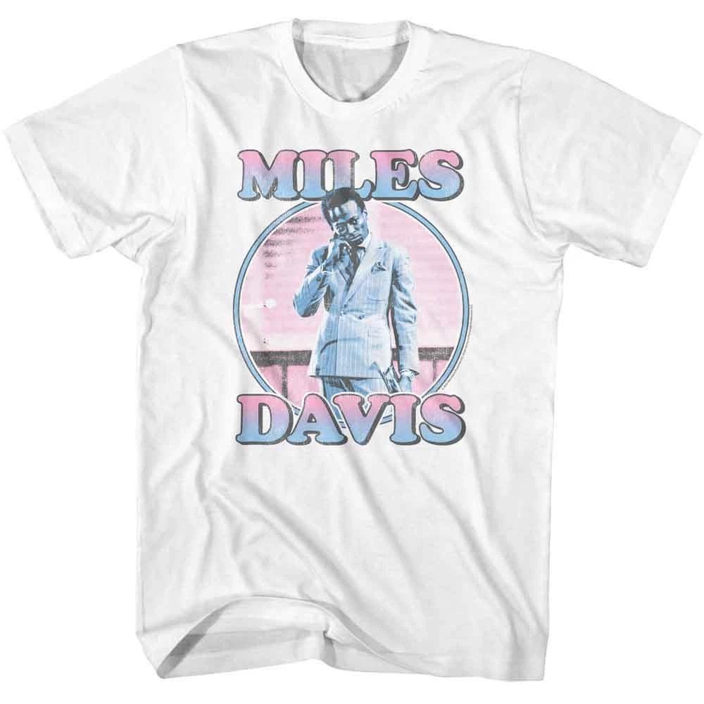 Miles Davis Pastel Gradients TShirt S