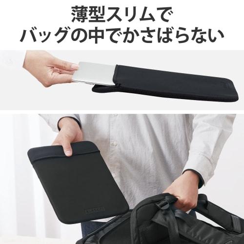 ELECOM Computer Case Thin Neoprene 12 Inch Black BM-IBTHNPV02BK