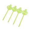 4PCS Self Watering Planter Inserts Transparent Plastic Automatic Plant Watering Globe for Gardening