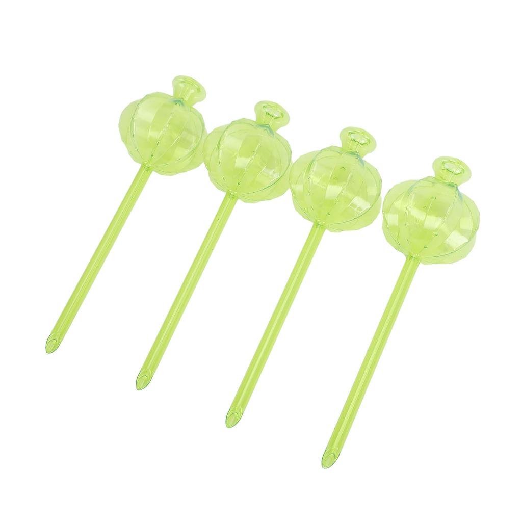 4PCS Self Watering Planter Inserts Transparent Plastic Automatic Plant Watering Globe for Gardening