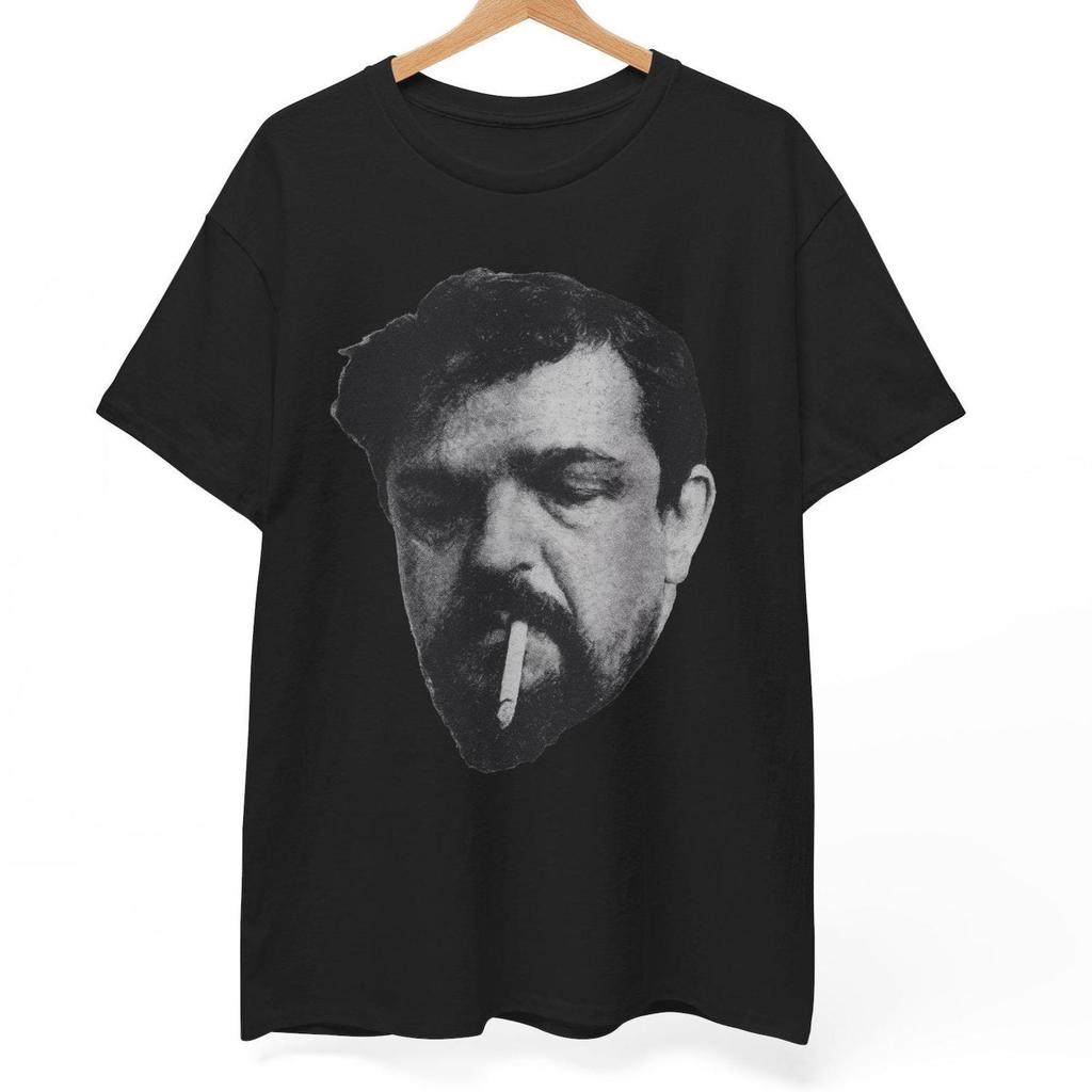 Claude Debussy Smoking Cigarette T Shirt Unisex | Dreamy Composer Tee | French Impressionist Music | Gift for Musicians Aesthetic